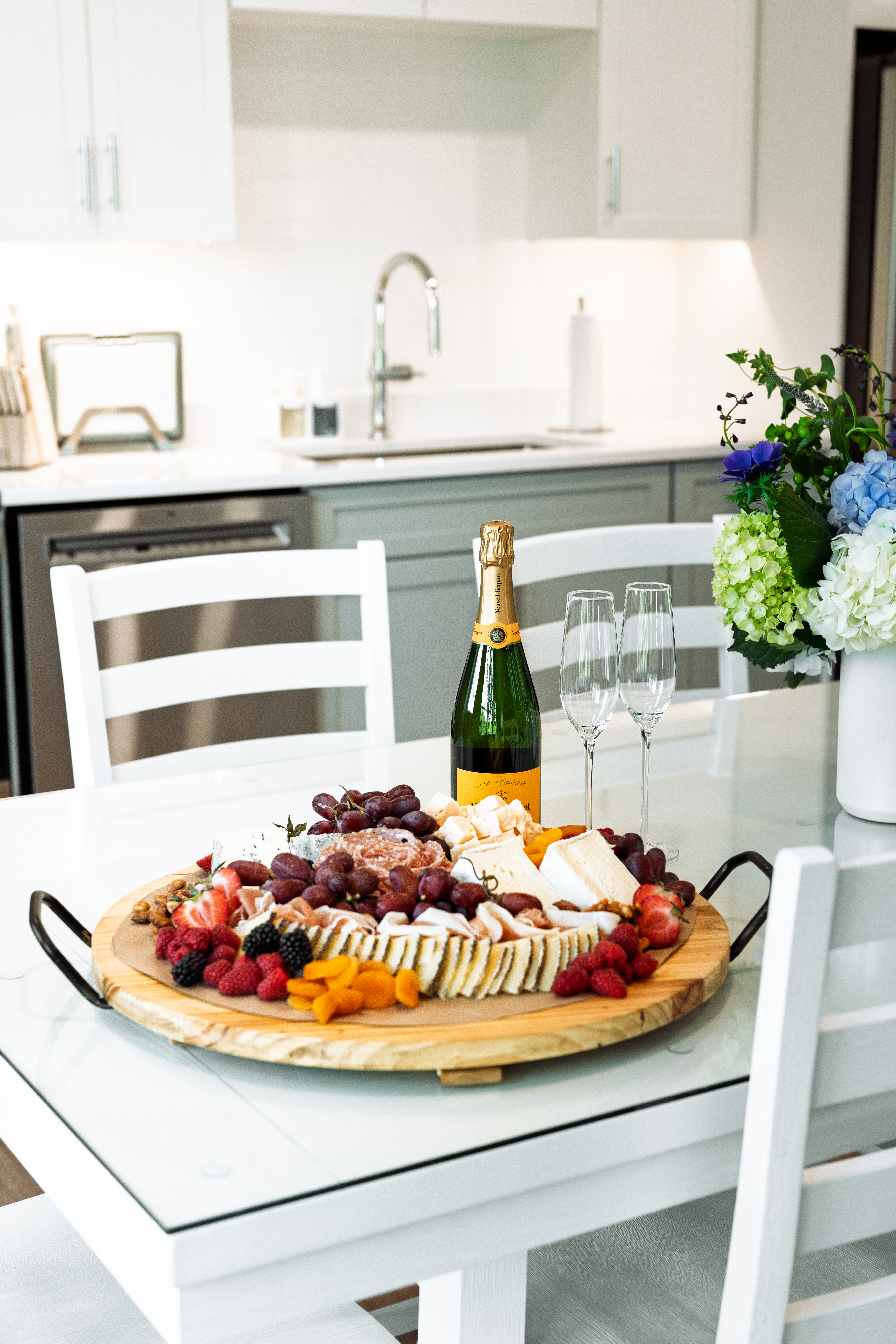 Charcuterie Board & Champagne