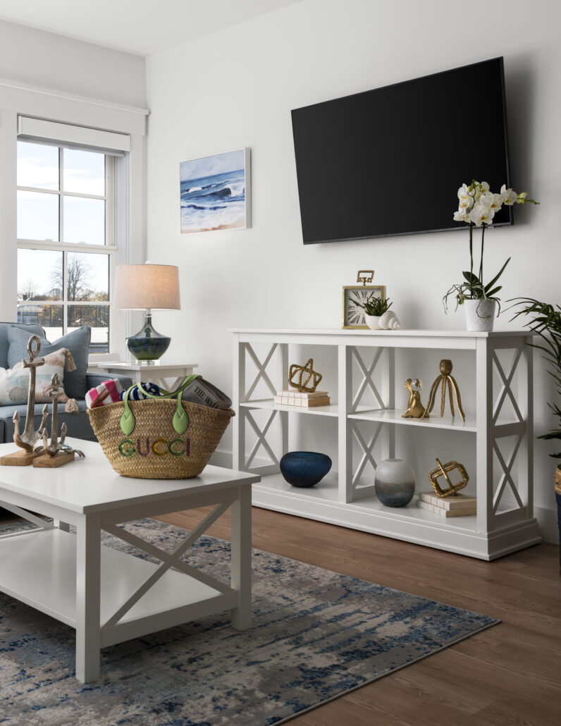 Living room with TV